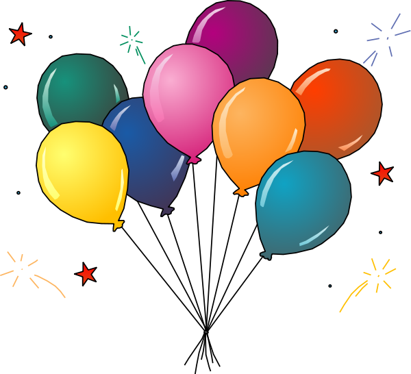 free clipart balloons party - photo #13